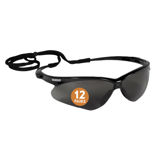 Kleenguard Nemesis Black Frame Smoke Anti-Fog Lens Safety Glasses