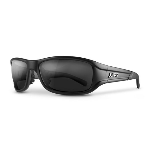 Lift Alias Black Frame Smoke Lens Safety Glasses