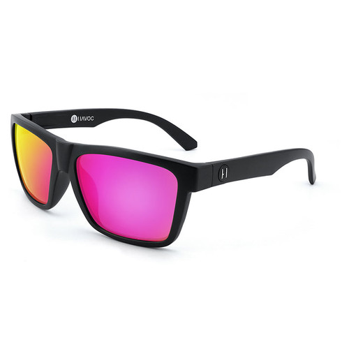 Havoc Atlas Black Frame Pink Lens Safety Glasses