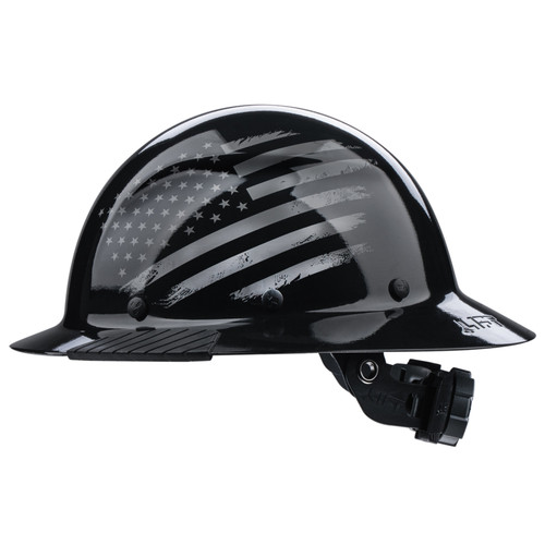Lift DAX Patriot Full Brim Hard Hat (Gloss Black)