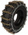 Quality Chain 1502HDSL-2 8mm Alloy Square Link Skid Steer Tire Chains (2-Link Spacing)