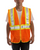 Tingley Job Sight Class 2 Two-Tone Mesh Vest (Hi-Viz Orange)