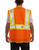 Tingley Job Sight Class 2 Two-Tone Mesh Vest (Hi-Viz Orange)
