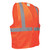 FrogWear HV High-Visibility Lightweight Mesh Polyester Safety Vest (Hi-Viz Orange)