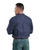 Berne Flame Resistant Button Down Long Sleeve Work Shirt (Navy)