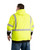 Berne Hi Viz Class 3 Color Block Hooded Sweatshirt (Hi-Viz Yellow)