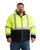 Berne Hi Viz Class 3 Hooded Softshell Jacket (Hi-Viz Yellow)