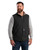 Berne Heartland Sherpa-Lined Washed Duck Vest (Black)