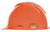 MSA #489368 V-Gard® Hard Hat Cap Style w/Fas-Trac® III Suspension (Hi-Viz Orange)