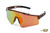 Havoc Diablo Brown Frame Red Lens Safety Glasses