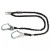 Safewaze PRO 6′ Internal Energy Absorbing Lanyard Dual Leg (Rebar Hooks)