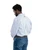 Berne Men's Flame Resistant Button Down Plaid Long Sleeve Work Shirt (Navy)