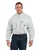 Berne Men's Flame Resistant Button Down Plaid Long Sleeve Work Shirt (Green)