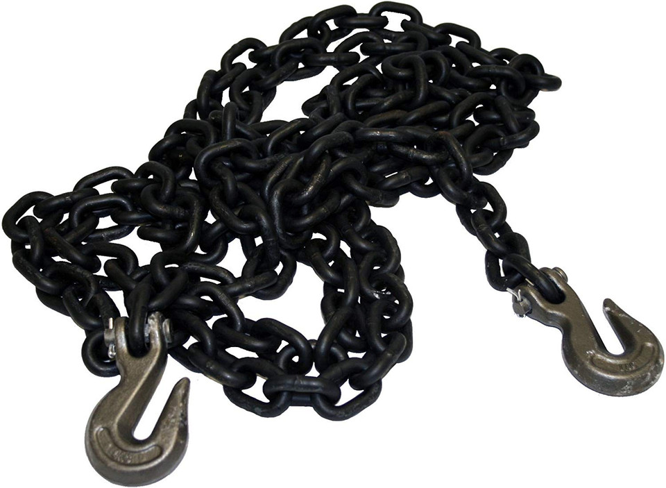 3/8" Grade 100 Tie Down Chain Assembly 8,800 lbs. WLL Made in the