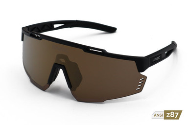 Havoc Reaper Black Frame Gold Lens Safety Glasses - Harriscos
