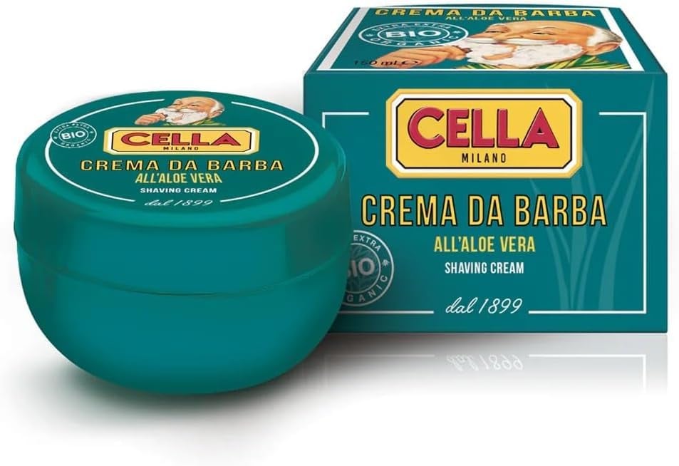 Cella Bio Crema da Barba all'Aloe Vera