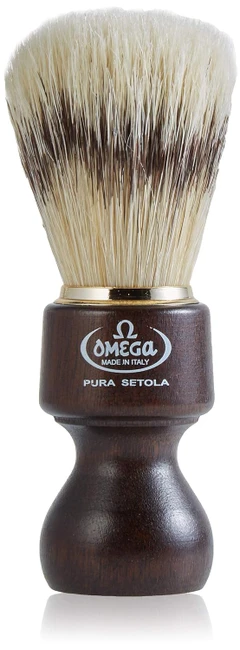 Omega 11126 Pennello da Barba in Legno di Ovangkol
