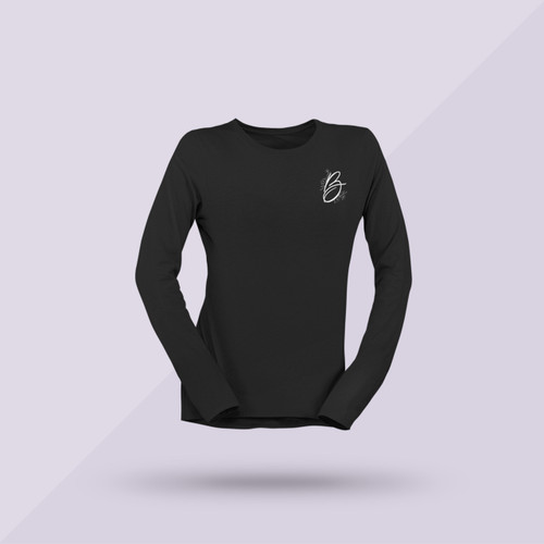 Better Together Signature Long-Sleeve Tee - Black - Front