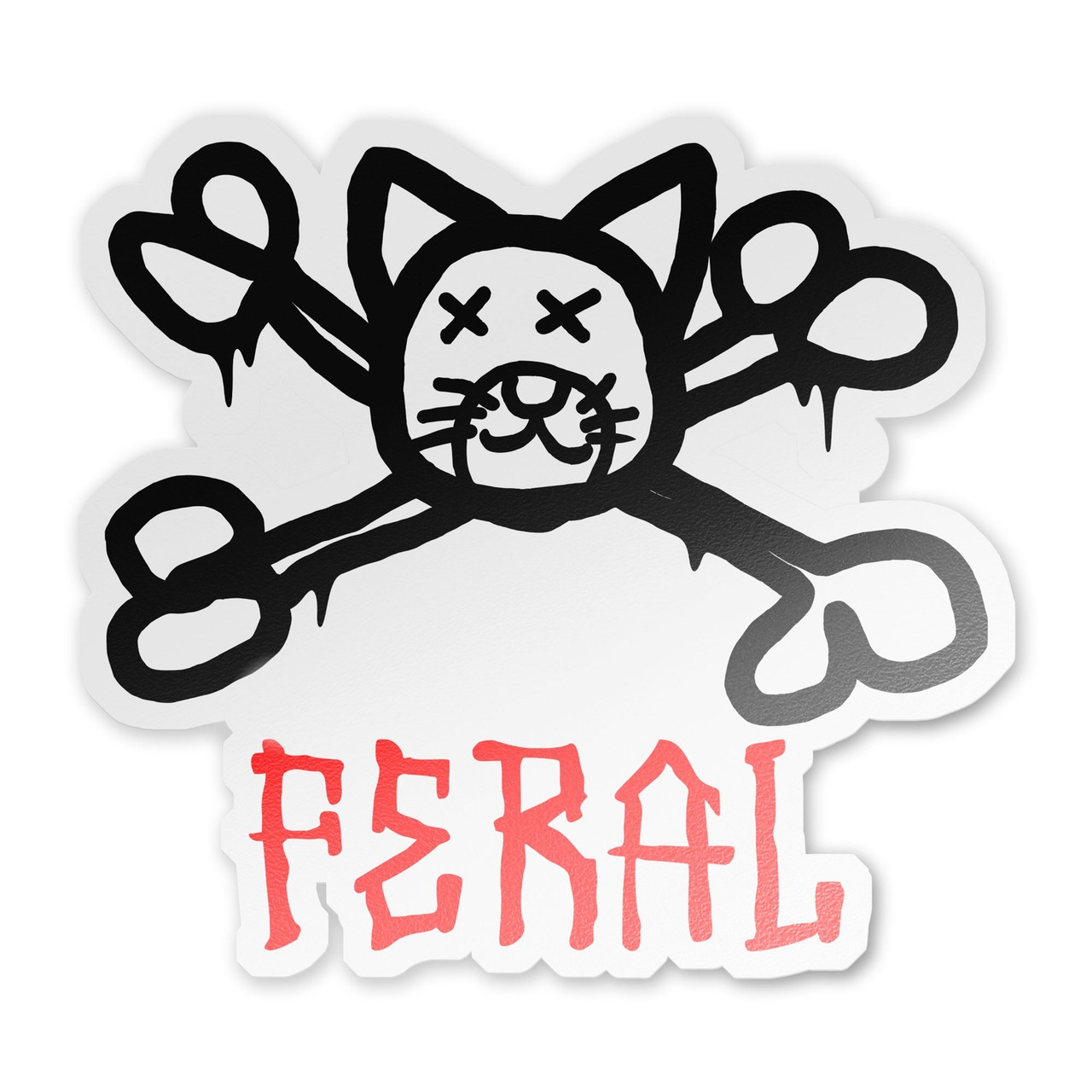 Bad Attitude Department Sticker - Feral