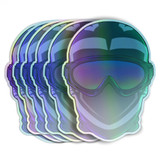 Print Shoot Repeat Sticker - Holographic Mask sticker
Available exclusively at badattitudedept.com