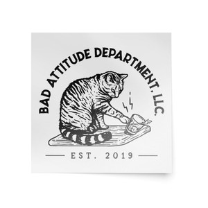 Bad Kitty Sticker by ©Bad Attitude Dept LLC
Visit badattitudedept.com to purchase