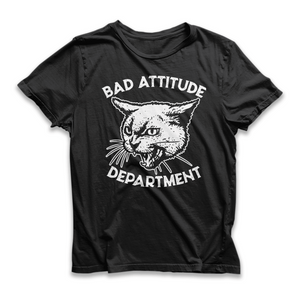 Hissing Kitty T-Shirt -  Choose Your Color
from Bad Attitude Dept
Visit badattitudedept.com to purchase
