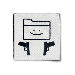 Print Shoot Repeat Patch - White With Velcro
from badattitudedept.com