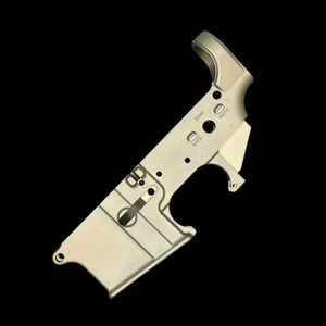 Low Key Clear Anodize AR15 Lower Receiver by Bad Attitude Department