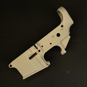 Full Custom Clear Anodize AR15 Lower by Bad Attitude Department