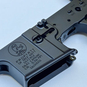 Dick Butt AR15 Lower Receiver by Bad Attitude Department