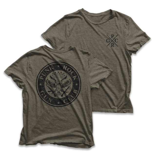 Punk Rock Gun Club TShirt X Logo