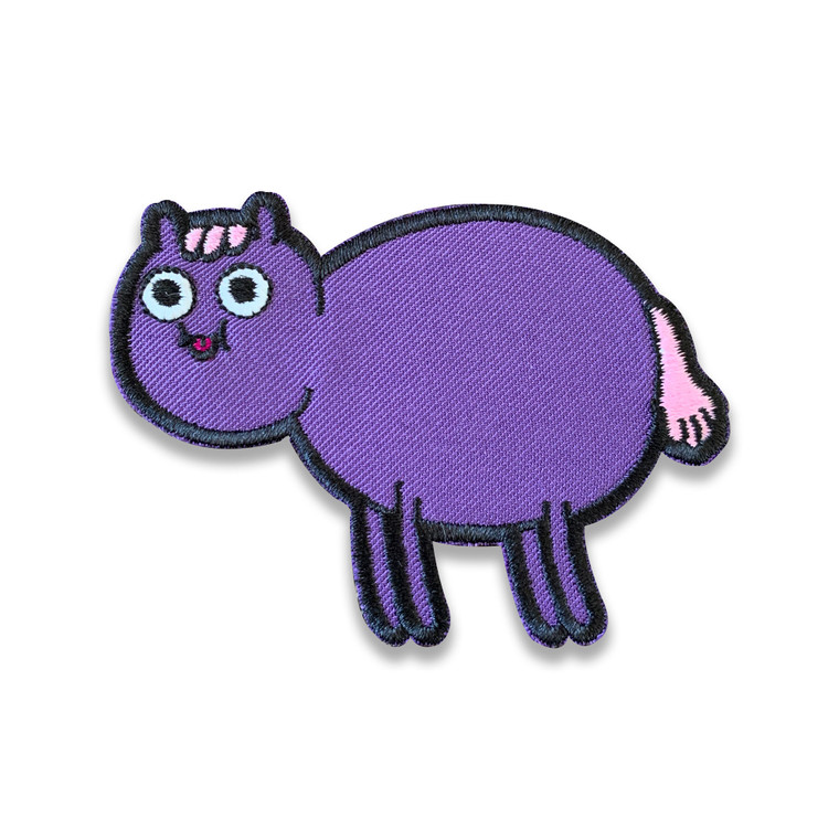 Horse with Poo Brain Embroidered Patch at Bad Attitude Dept