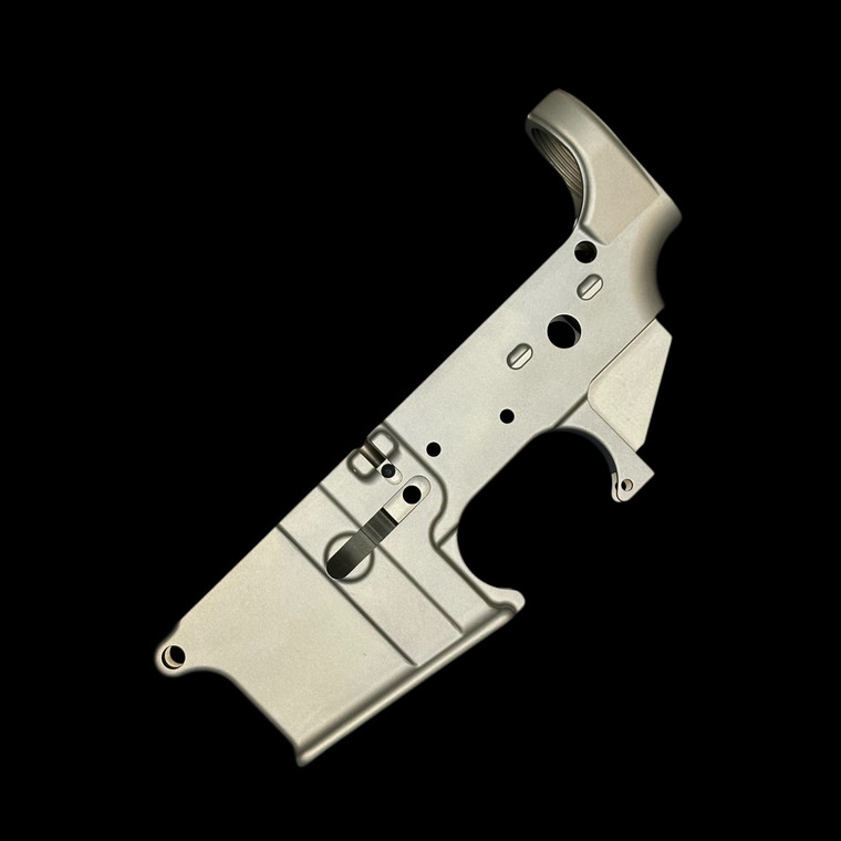 Low Key Clear Anodize AR15 Lower Receiver by Bad Attitude Department
