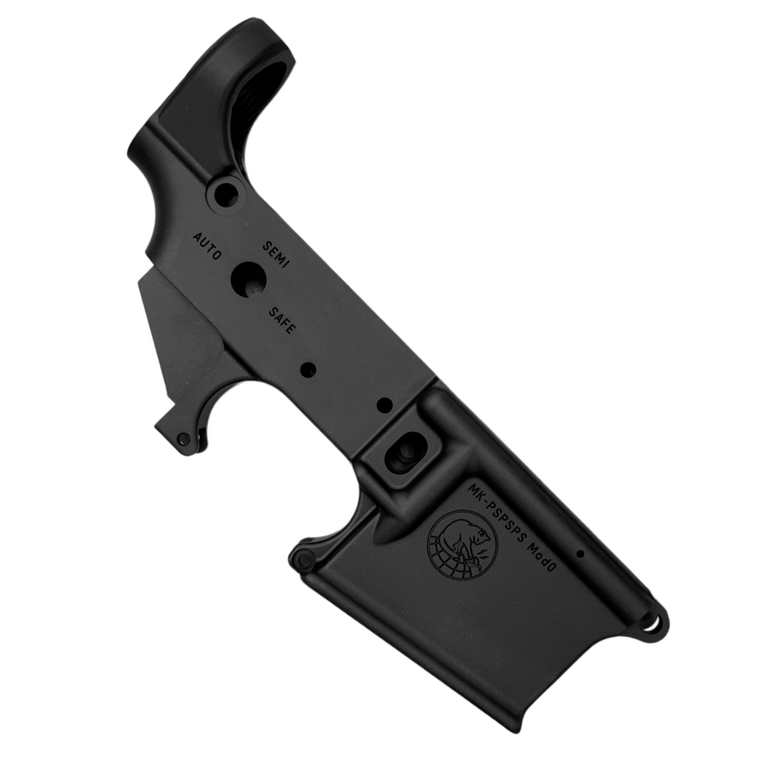 MK-PSPSPS MOD 0 AR15 Lower Receiver with Enlarged Magazine Well by Bad Attitude Department
