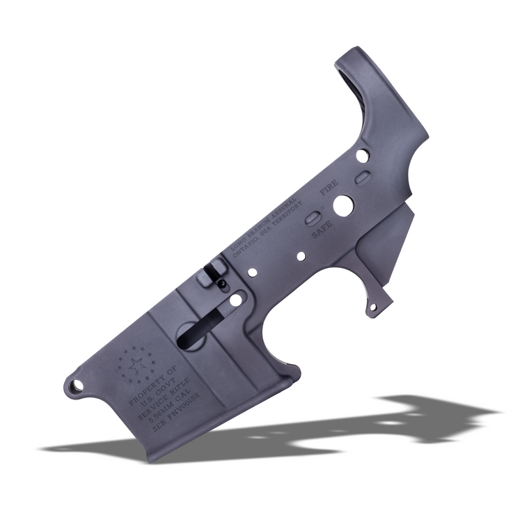 Tribute AR15 Lower Receiver - Fallout Service Rifle - Colt Grey Anodize