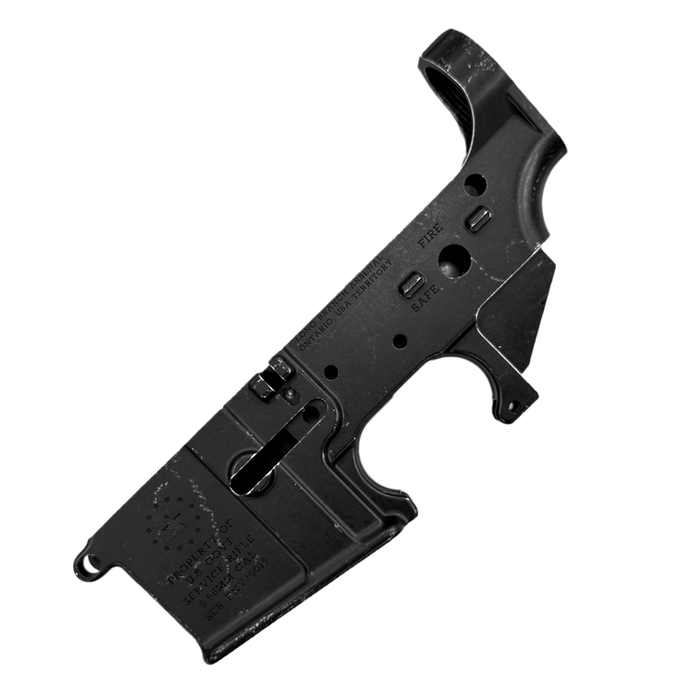 Fallout Service Rifle A1 Style Retro AR15 Lower Receiver by Bad Attitude Department 1