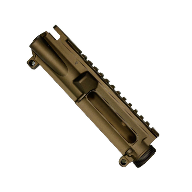 AR15 M4 Flat Top Upper Receiver by Bad Attitude Department Brown Anodize