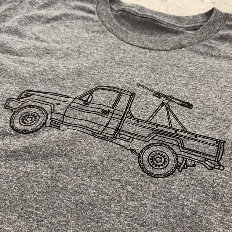 Landcruiser Technical TShirt by Bad Attitude Department