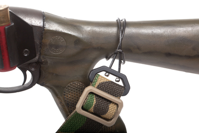 Remington 870 sling attached to Universal Wire Loop and Stock