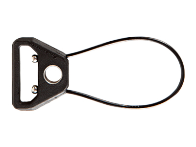 Molded Universal Wire Loop 1.25 inch in Black