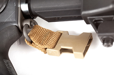 Push Button Attachment on Colt AR Carbine