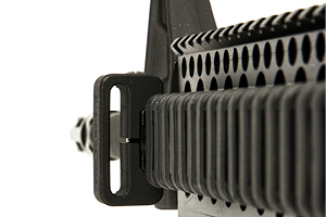 Instructions showing RMFL hardware slid on side of rail