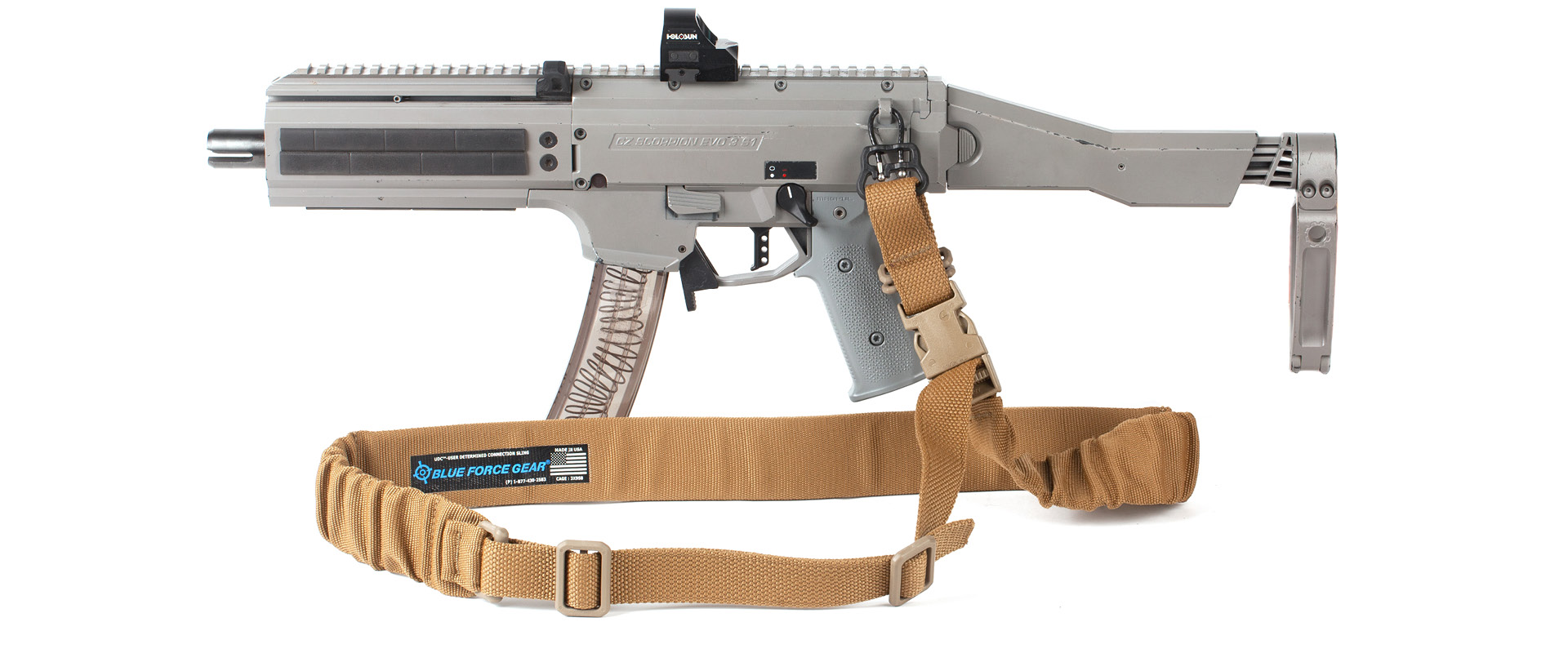 CZ Scorpion Evo 3 with UDC Single Point Sling