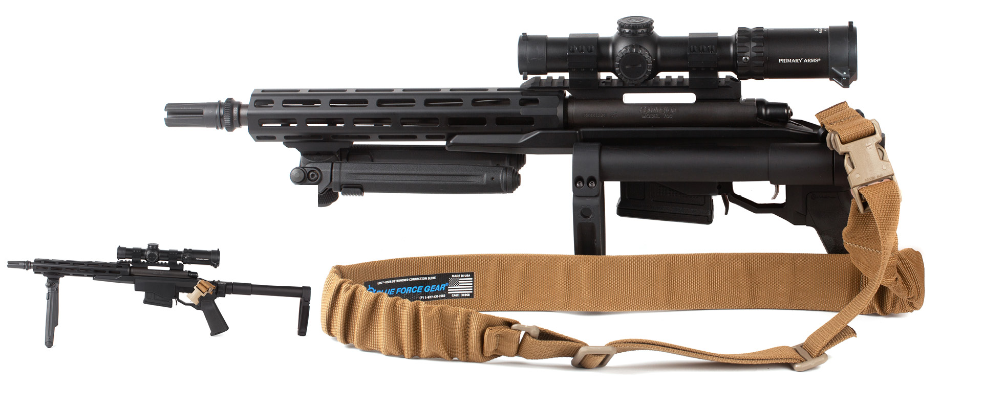 Remington 700 CP Pistol with UDC Single Point Sling