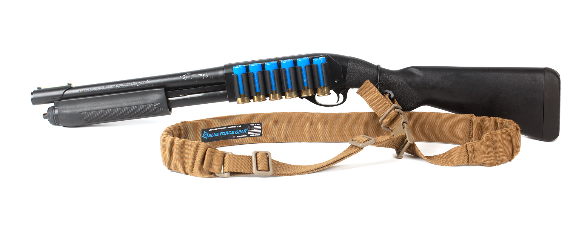Rem 870 Short Barrel Shotgun with UDC Single Point Sling