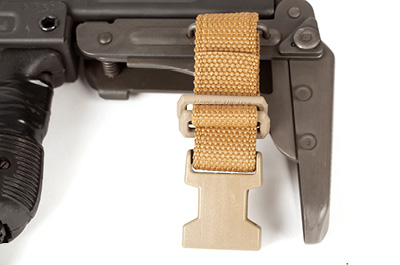Sling Swivel Attachment to Uzi Pistol