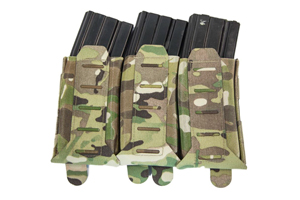 Stackable / Triple Shingle M4 MOLLE Pouch Front View