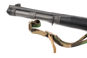 How to Attach Sling to Barrel Swivel step 1 Take sling and unthread triglide for step two