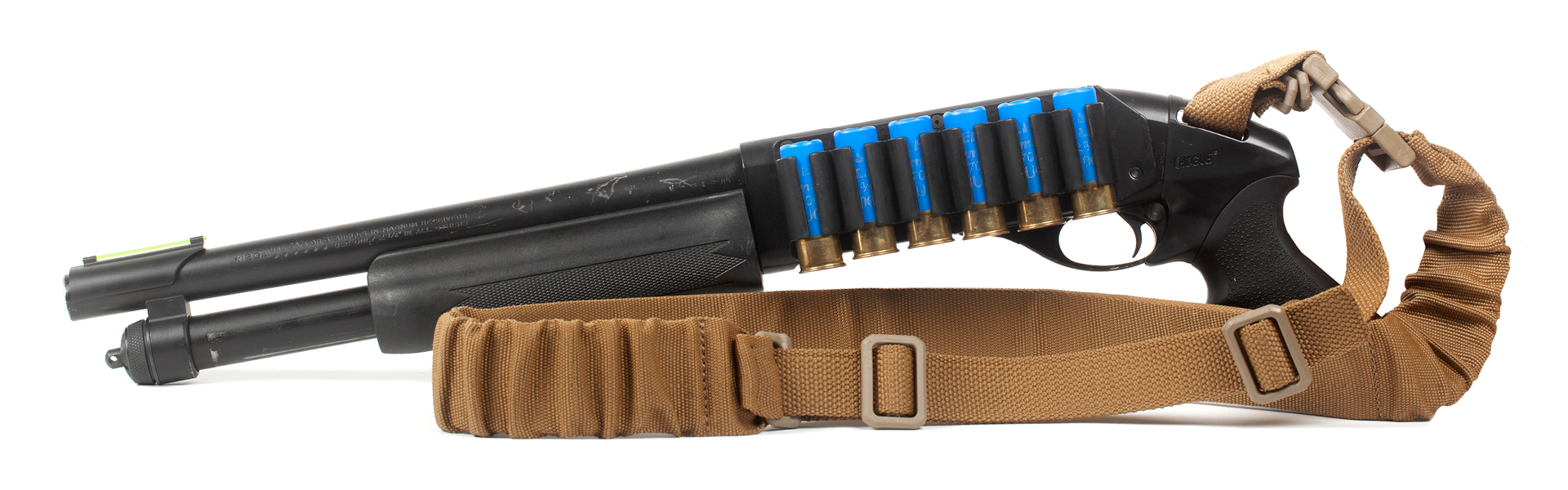 Remington 870 “Stakeout” or Breacher Style Shotgun with Single Point Sling
