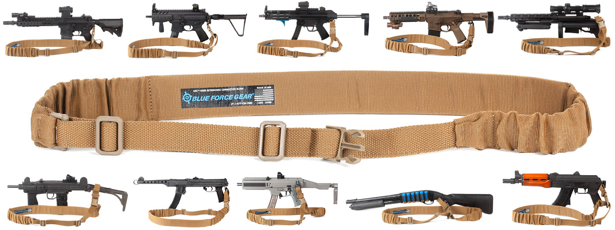 UDC Single Point Sling on an AR, MPX, MP5, AK, CZ Scorpion, PPS-43, Rem Model 700, Shotgun, and AR 15 